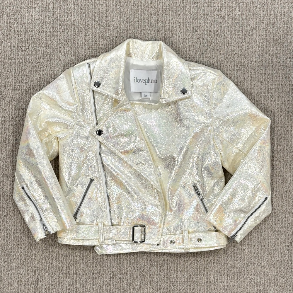 NWT Iloveplum iridescent jacket